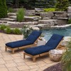 ARDEN Outdoor Plush Modern Tufted Chaise Cushion, 76 x 22, Water Repellent, Fade Resistant, Tufted Cushion for Chaise Lounger 76 x 22 - 3 of 4