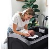 5 in 1 Baby Crib,Bedside Sleeper Bassinet,Pack and with Bassinet and Changing Table,Portable Travel Playpen Music Box - 2 of 4