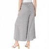 Women's Dahila Striped Textured Pants with Side Buttons - COCO + CARMEN - 2 of 3