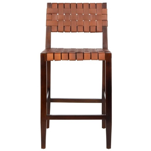 Target leather deals bar stools