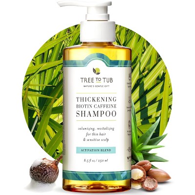 Tree To Tub Volumizing Biotin & Caffeine Shampoo for Thinning Hair