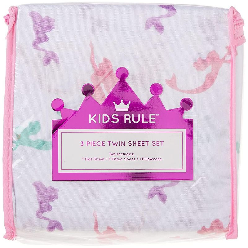Kids Rule 3-Piece Sheet Set | 100% Brushed Microfiber Polyester, 2 of 7