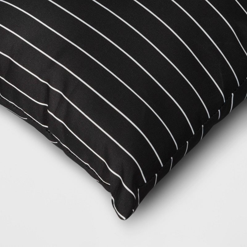 10"x17" Pin Stripe Rectangular Outdoor Lumbar Pillow - Room Essentials™, 5 of 6