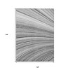 Gray Silver And Ivory Abstract Washable Indoor Outdoor Area Rug - 3 of 4