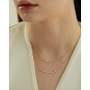 Bearfruit Jewelry Sterling Silver 18k Gold Plated Sylvia Necklace - 2 of 4