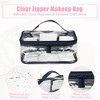 Unique Bargains PVC Zipper Clear Makeup Bags and Organizers 2 Pcs - 4 of 4