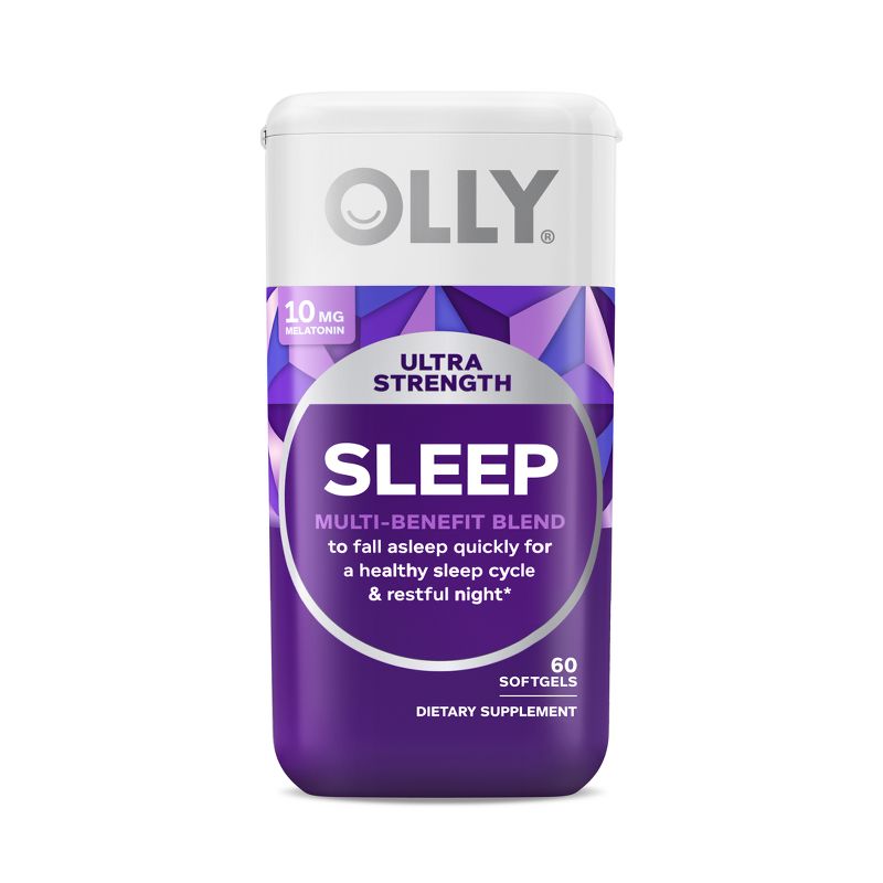 OLLY Ultra Strength Sleep Aid Softgels - 60ct, 1 of 9