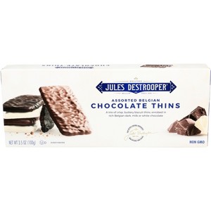 Jules Destrooper Cookie Chocolate Thins - Pack of 12 - 3.5 oz - 1 of 1