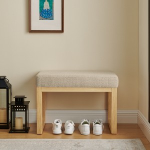 GDFStudio Hilo Modern Shoe-Changing Upholstered Bench - 1 of 4