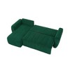 105.2" L-Shaped Convertible Sectional Sofa Bed with Adjustable Backrests & Storage Chaise - 2 of 4