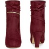 Perphy Women's Round Toe Platform Block Heels Mid-Calf Boots - 3 of 4
