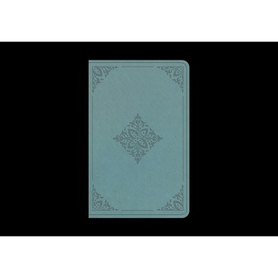 ESV Premium Gift Bible (Trutone, Paris Sky, Fleur-De-Lis Design) - (Leather Bound)
