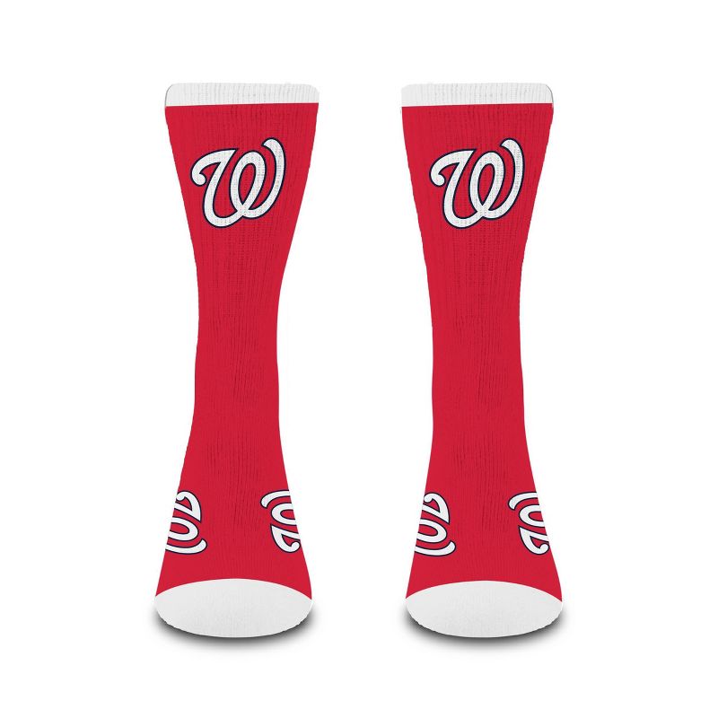 MLB Washington Nationals Large Crew Socks, 2 of 4