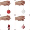 Christmas Ball Ornaments Set,Xmas Ball Assorted Set of 73 PCs with House Shape Box - 3 of 4
