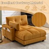 MOONMISS Sleeper Sofa Couch Bed,Oversized Chaise Lounge Chair Cozy Cloud Couch - 2 of 4