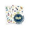 Djeco Space Oddity Temporary Tattoos Glow In The Dark, 2 Sheets, Ages 3 and Up - 2 of 4