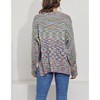 Women's SPACE-DYE OVERSIZED SWEATER - J.NNA - 2 of 2