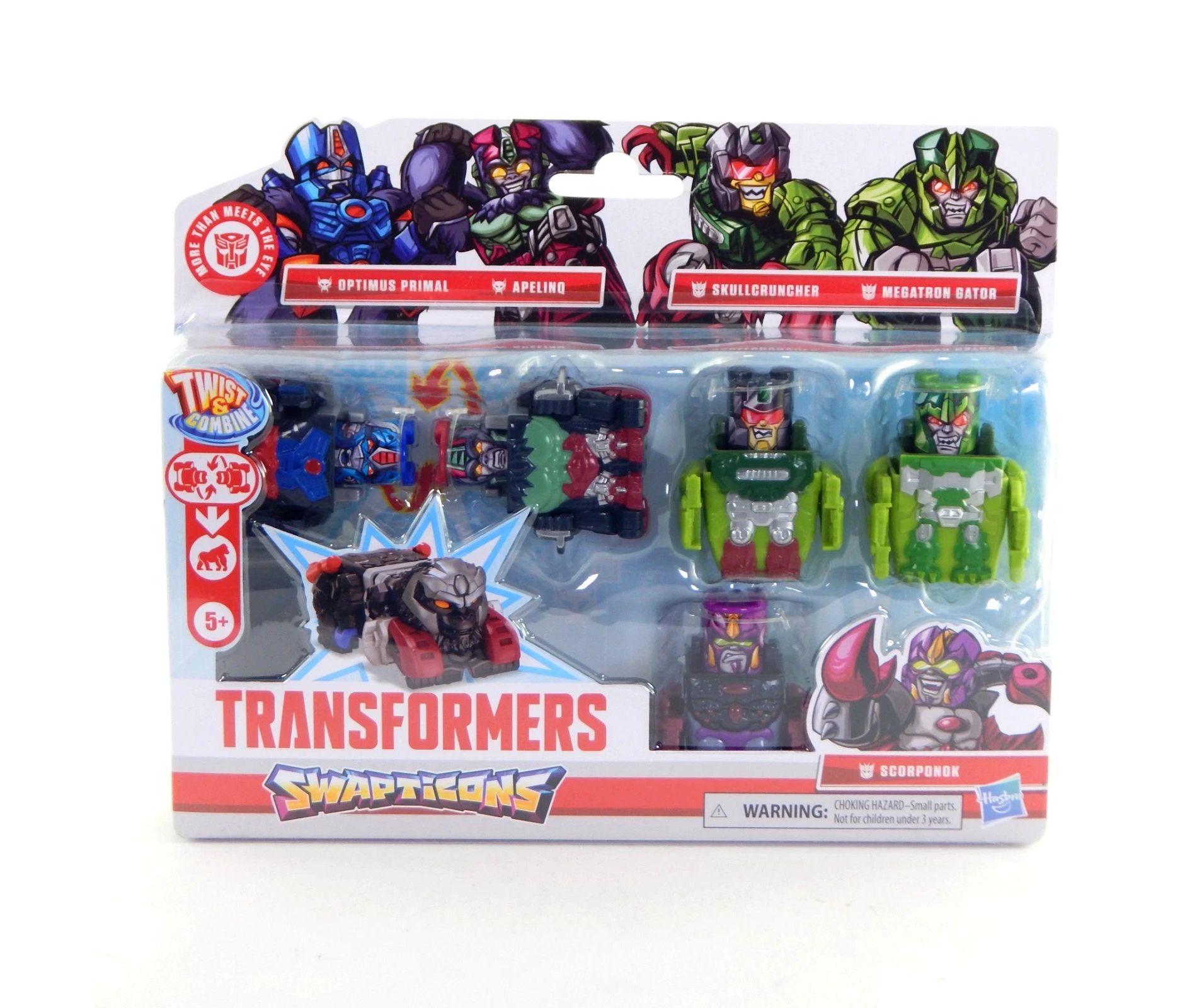 Transformers Swaptions Wild Jungle Mission 5 Pack