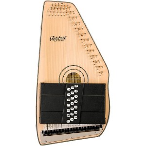 Oscar Schmidt OS120CNE 21 Chord Adirondack Acoustic-Electric Autoharp Natural - 1 of 1