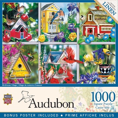 MasterPieces - Audubon - Birdhouse Village 1000 Piece Puzzle