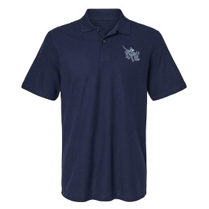 Men's Colorado School Of Mines Primary Mark Cotton Polo Short Sleeve T-Shirt - 1 of 4