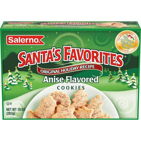 Salerno Santa S Favorites Anise Flavored Cookies 13oz Target