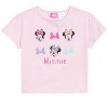 Minnie Mouse Big Girls 3 Piece Fleece Hoodie, T-Shirt and Pants Outfit Set - 3 of 3