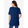 Woman Within Plus Size 7-Day Embroidered Layered-Look Tunic - 3 of 4