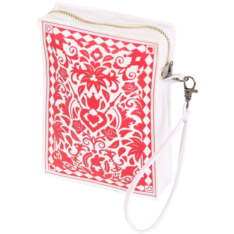 HalloweenCostumes.com  Women  Ace of Hearts Costume Purse, White/Red, 5 of 8