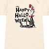 Boys' - Dr. Seuss - Happy Halloween Skeleton Cat Baby One Piece - 2 of 4