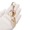 Unique Bargains Honeybee Flowers Handbag Charm Gold Tone 1 Pc - 4 of 4
