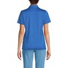 Lands' End Women's Rapid Dry Short Sleeve Space Dye Sport Neck Polo Shirt - 2 of 4