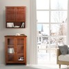 Martha 2 Door Wall Cabinet Brown - Elegant Home Fashions: Chrome-Plated, Adjustable Shelf, Wall Mounted Storage - 3 of 4