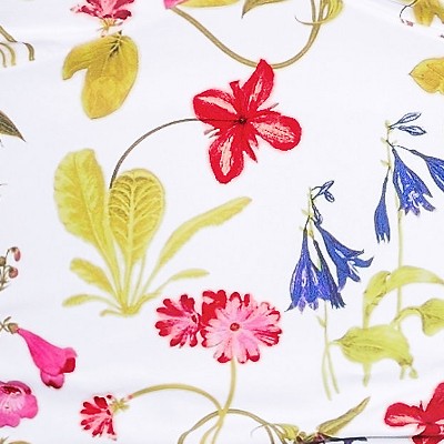 white multi garden floral