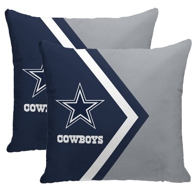 NFL Dallas Cowboys Side Arrow Poly Span Throw Pillow - 2pk