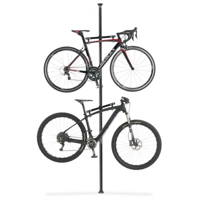 Minoura, Bike Tower 15, Two Bike Display with Telescoping Floor to Ceiling Mounting