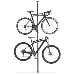 Minoura, Bike Tower 15, Two Bike Display with Telescoping Floor to Ceiling Mounting - 1 of 4