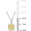 EVERLY JEWELRY | Sterling Silver Solitaire Pendant with Gemstone – Multiple Stone Options - 2 of 2