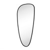 TEHOME Chrome Asymmetrical Bathroom Mirror Irregular Shaped Wall Mirror - 2 of 4