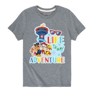 Boys' - Paw Patrol - Life Is An Adventure Short Sleeve Graphic T-Shirt - 1 of 4