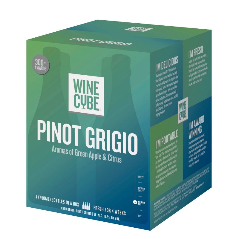 Pinot Grigio White Wine- 3L Box - Wine Cube&#8482;, 1 of 9