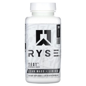 RYSE Test, Lean Mass + Libido, 120 Gelatin Capsules - 1 of 2