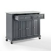 Avery Kitchen Cart - Crosley: Hardwood Brushed Nickel - image 4 of 4