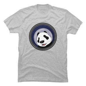 Men's Design By Humans Cosmopanda By Alpri T-Shirt - 1 of 4
