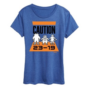 Women's - Disney - Caution 2319 Short Sleeve Graphic T-Shirt - 1 of 4
