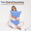 Aghana Digitals Cooling Gusseted Bed Pillows Set of 2, Queen Size, ICY Blue - 3 of 4