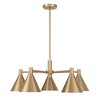 Savoy House Pharos 5 - Light Chandelier in  Noble Brass - 2 of 4