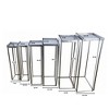 Essential Decor & Beyond 6-Piece Silver Finish Metal Planter Set, Modern Minimalist Plant Stands for Indoor and Outdoor Use - 3 of 4