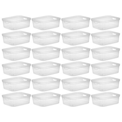 Sterilite 5.25 X 12.25 X 15 Inch Medium Modern Storage Bin W