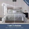Nestl 9 Piece Reversible Comforter Set, Bed in a Bag, All in one Bed Set with Cooling Pillows - 2 of 4